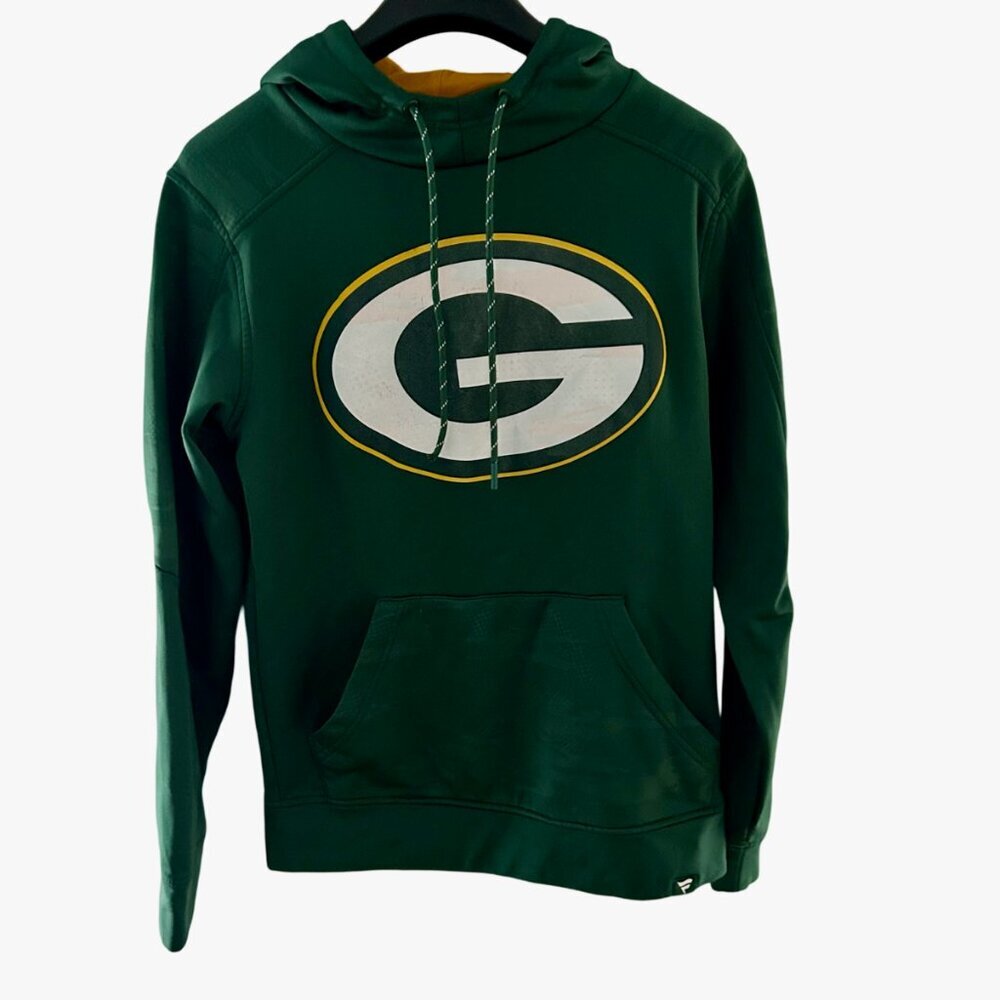 Green Bay Packers Childrens Fanatics Hoodie Sweatshirt Size Small